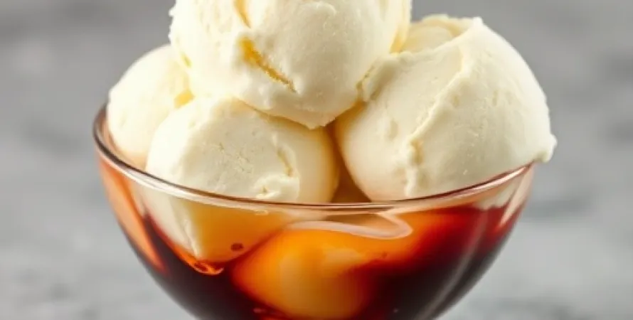 Glace à la rhum