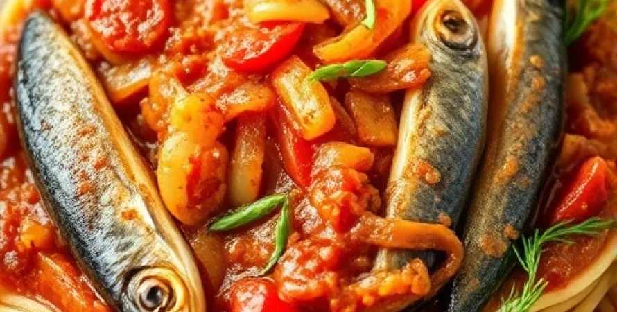 Sardines à la tomate