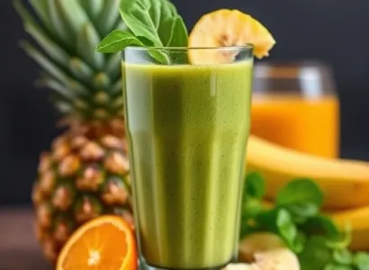 Smoothie Épinard Ananas
