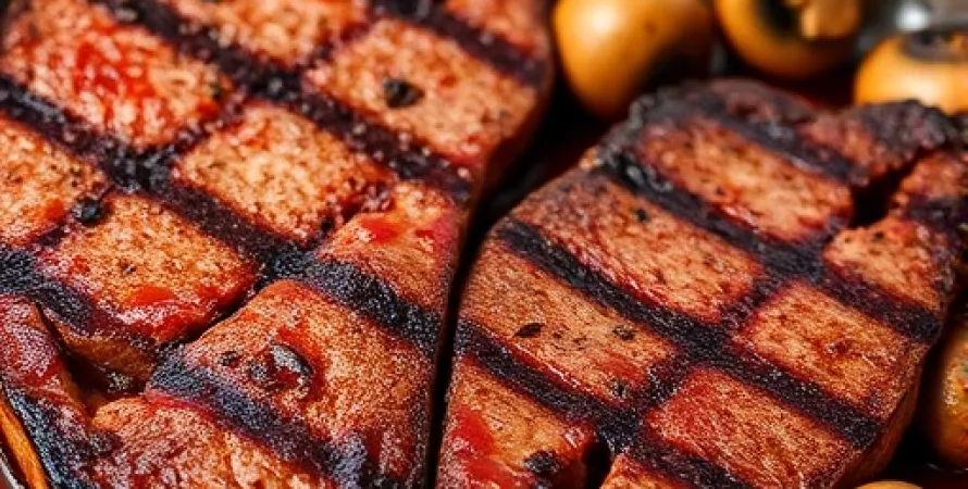 Steaks de cerf grillés