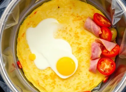 Omelettes en sachet