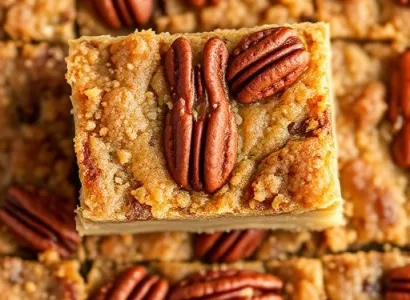 Barres délicieuses aux noix de pécan