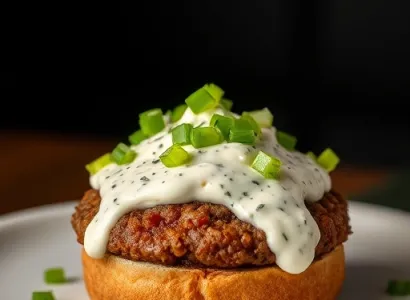 Sauce Hamburger au Fromage Bleu et Raifort