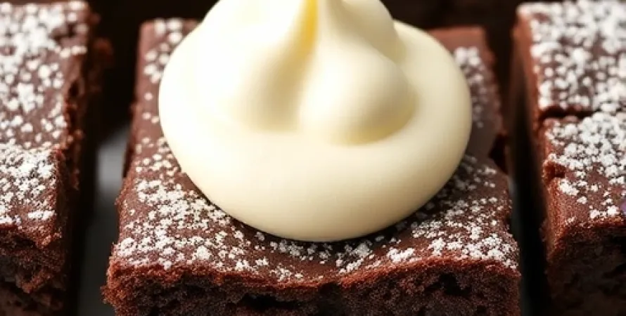 Brownies au Chocolat avec Mascarpone
