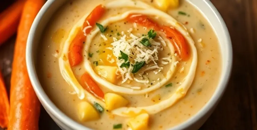 Potage de courgettes et carottes