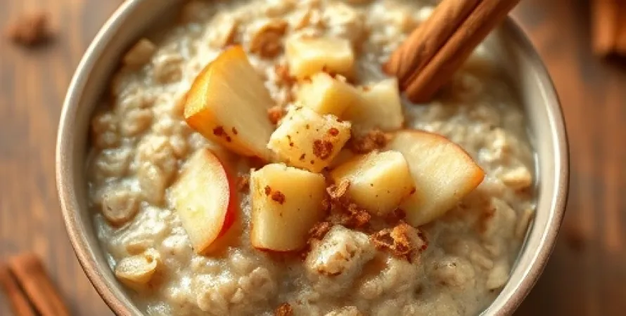Porridge aux Pommes et Cannelle