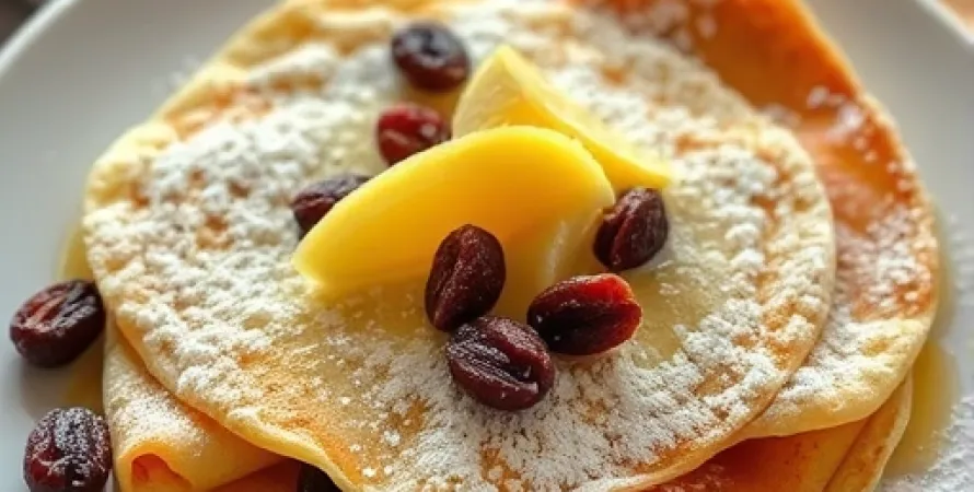 Crêpes aux fruits