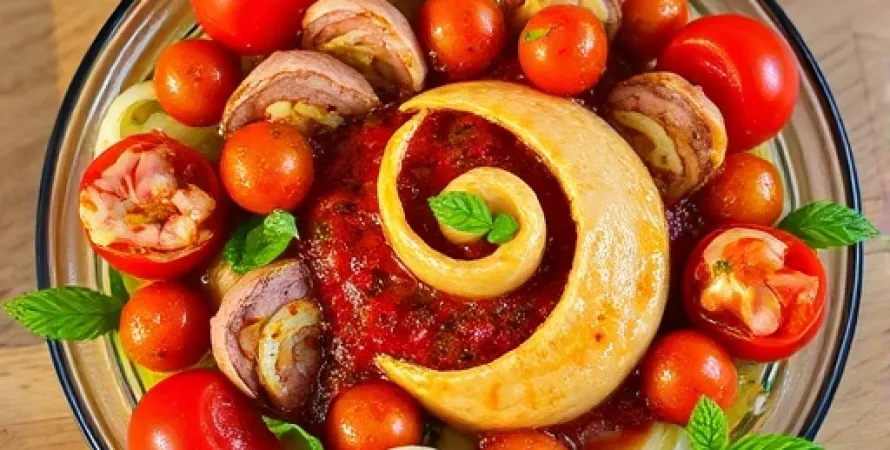 Sauce tomate rouge rôtie