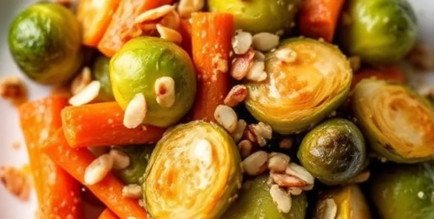 Brussels Sprouts et Carottes Glacés