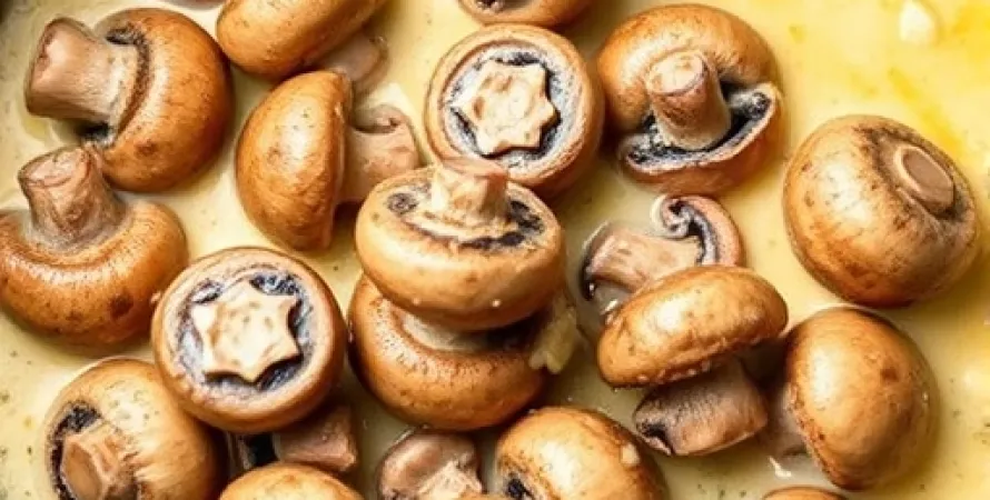 Champignons au fromage parmesan
