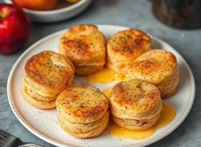 Scones aux pommes et fromage