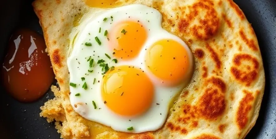 Quesadilla au fromage pour petit déjeuner