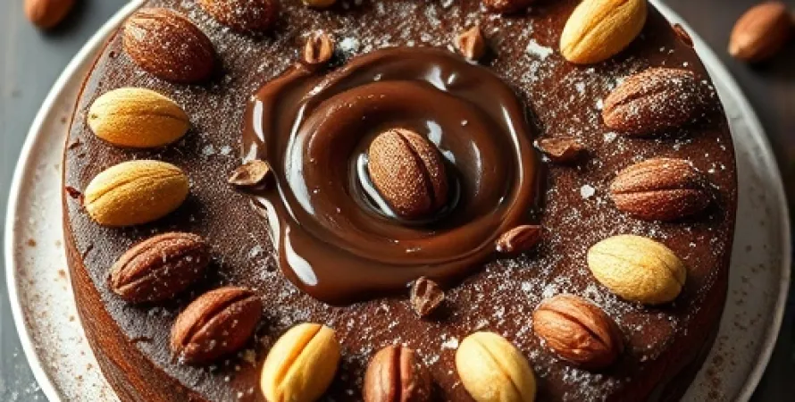 Gâteau au chocolat et aux amandes sans farine