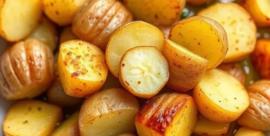 Pommes de terre rôties au garlic