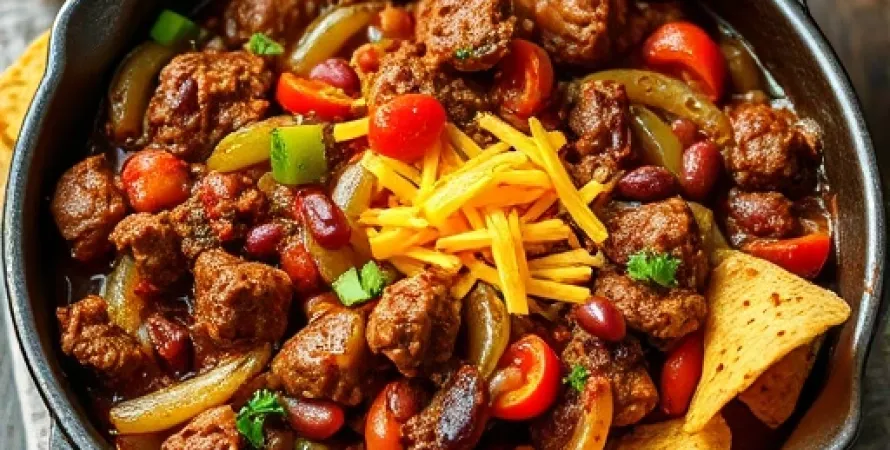 Poêlon de boeuf au Texas