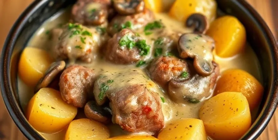 Cassoulet de porc aux pommes de terre