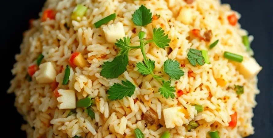 Pilaf au riz et herbes