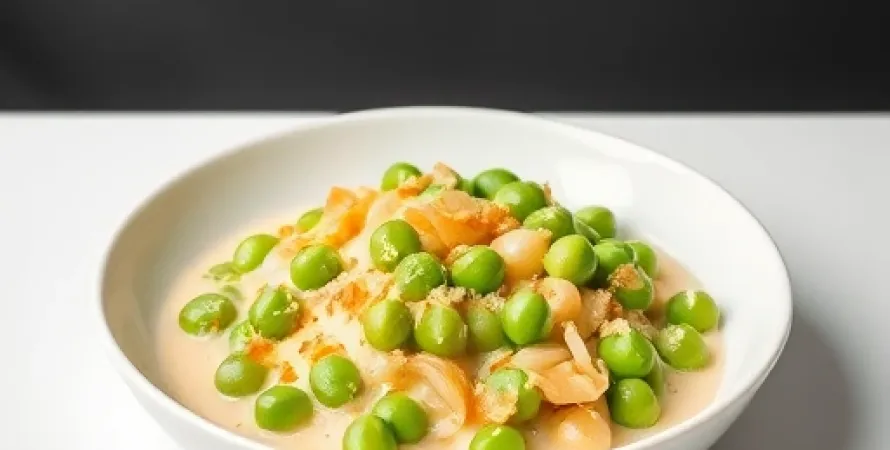Petits pois crème