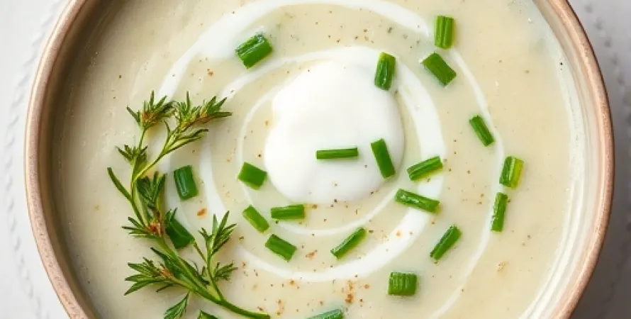 Potage froid au concombre