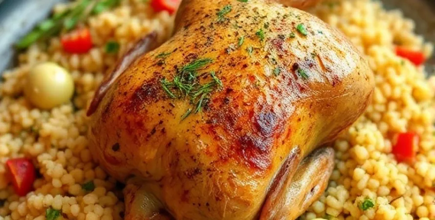 Couscous au poulet et épices