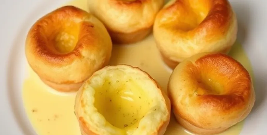 Popovers aux feuilles de sauge
