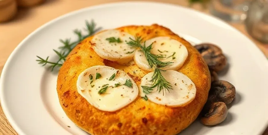 Pain au chou chaud roulé