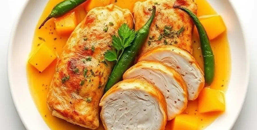 Poulet au mango