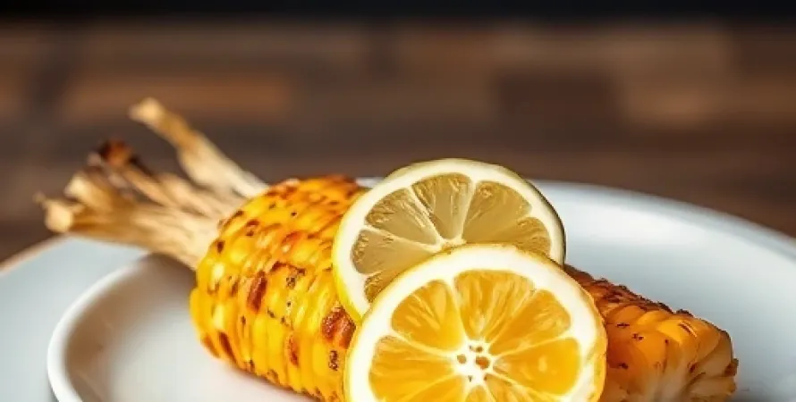 Maïs fumé au citron