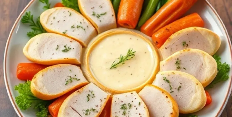 Pâtes au fromage et aux saucisses de poulet
