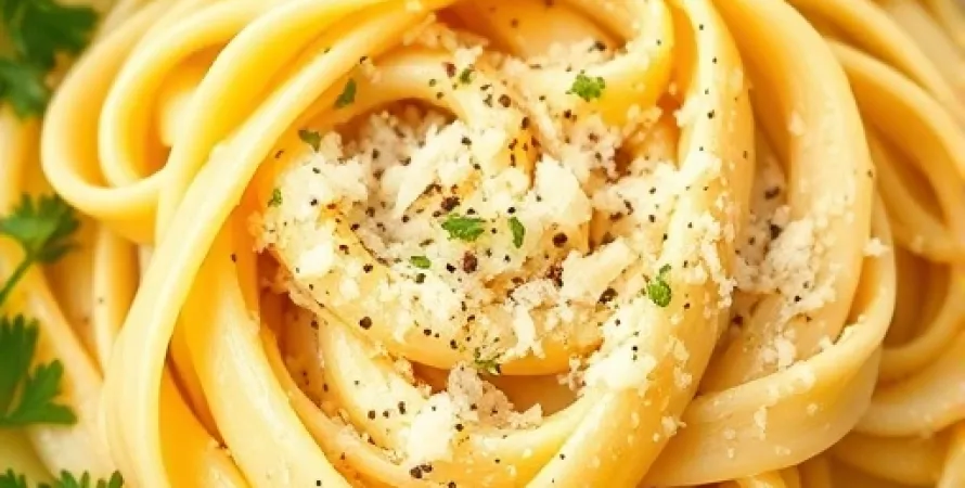 Fettuccines au parmesan