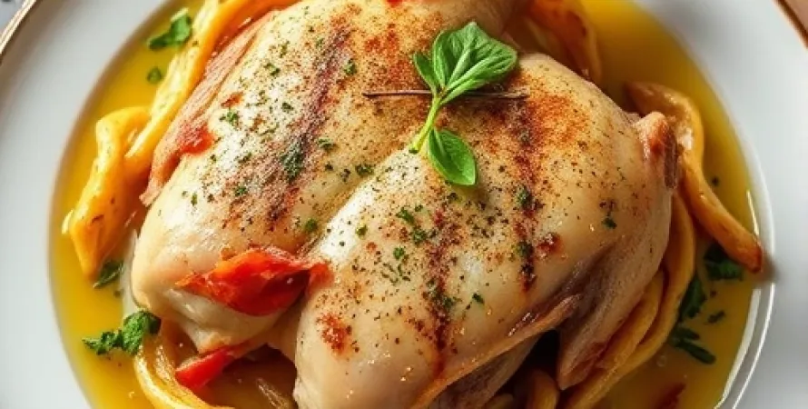 Poulet au jambon et fromage suisse