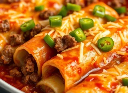 Enchiladas de boeuf