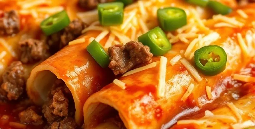 Enchiladas de boeuf