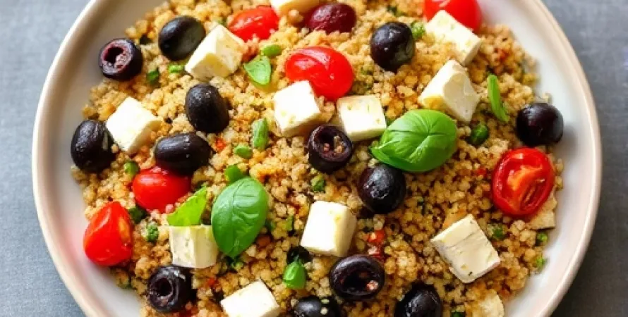 Salade de quinoa aux tomates séchées