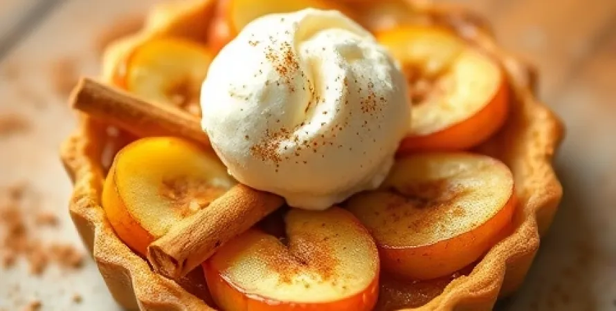Tarte aux pommes sans croûte