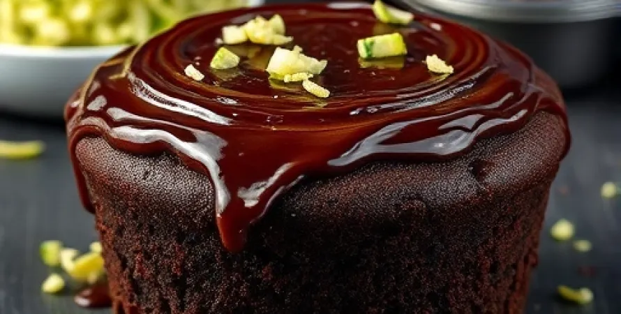 Gâteau au chocolat et courgette