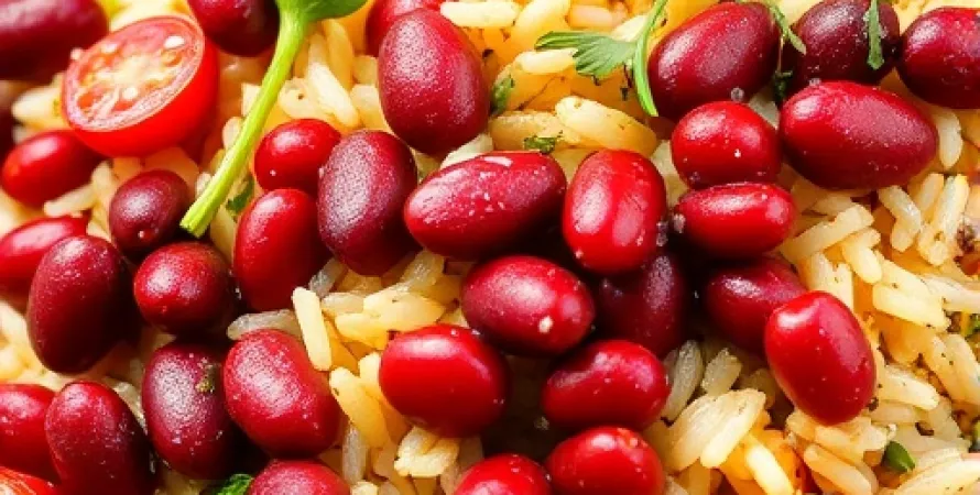 Pois rouges et riz