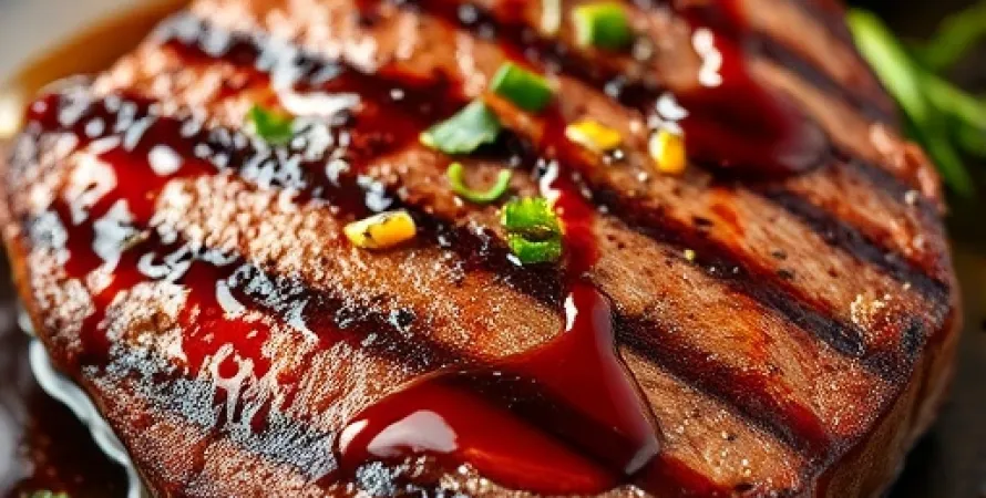 Steak au vinaigre balsamique