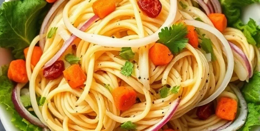Salade de chou aux pâtes