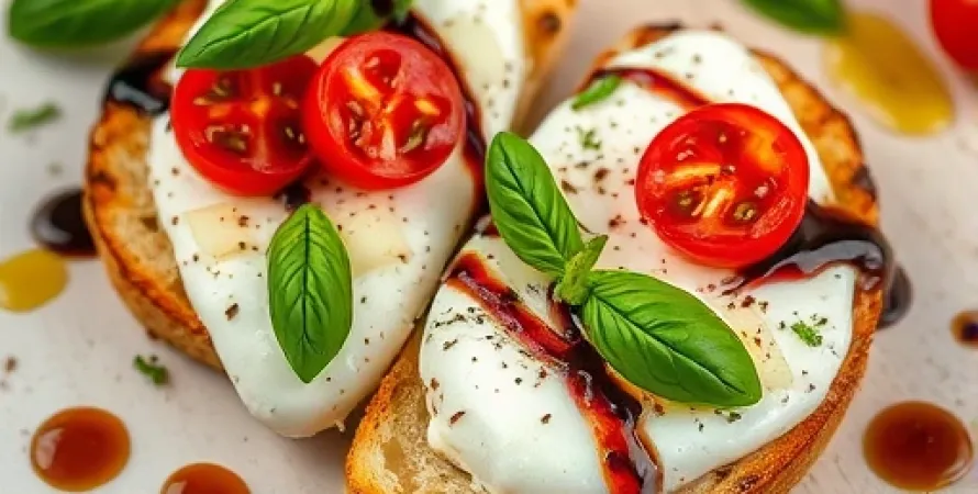 Tartines de fromage italiennes