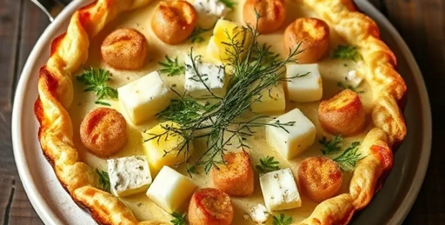 Tarte aux poireaux et fromage de chèvre