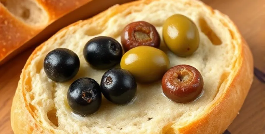 Pain italien aux olives