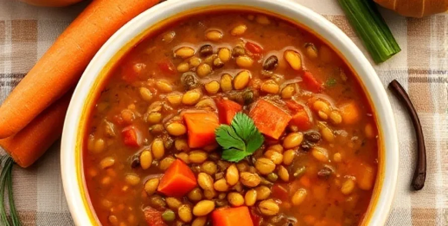 Potage de lentilles au chorizo