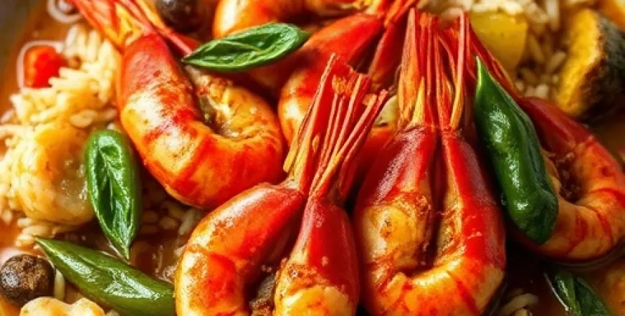 Crevettes Étouffée