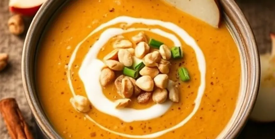 Potage d'automne aux arachides