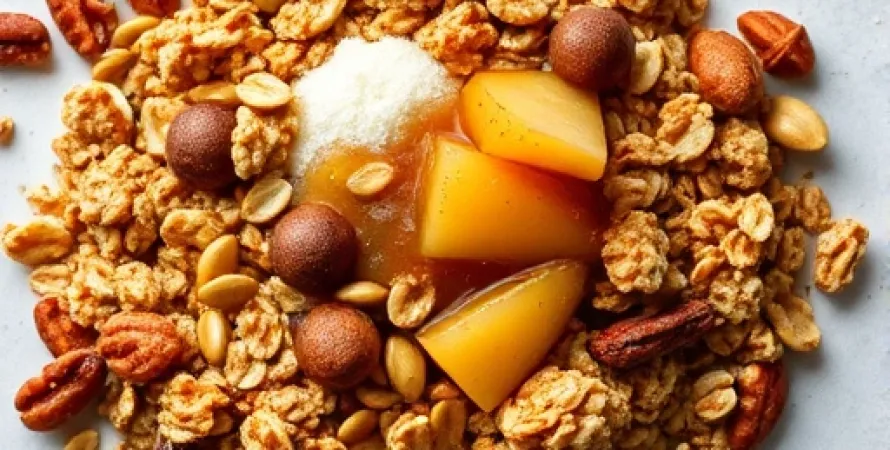 Granola aux noix et épices