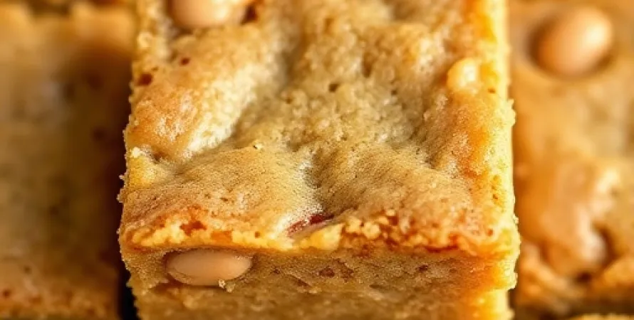 Blondies aux haricots blancs