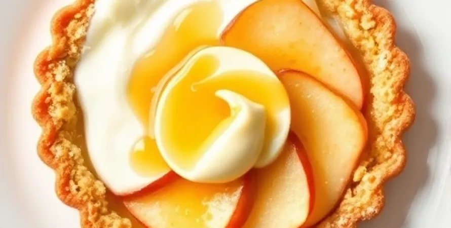 Tarte aux pommes saine