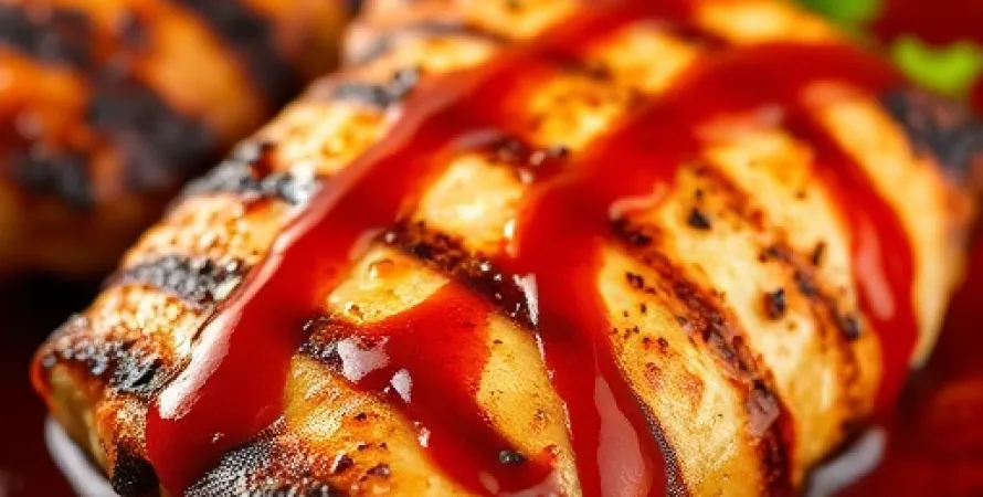 Poulet grillé à la sauce italienne