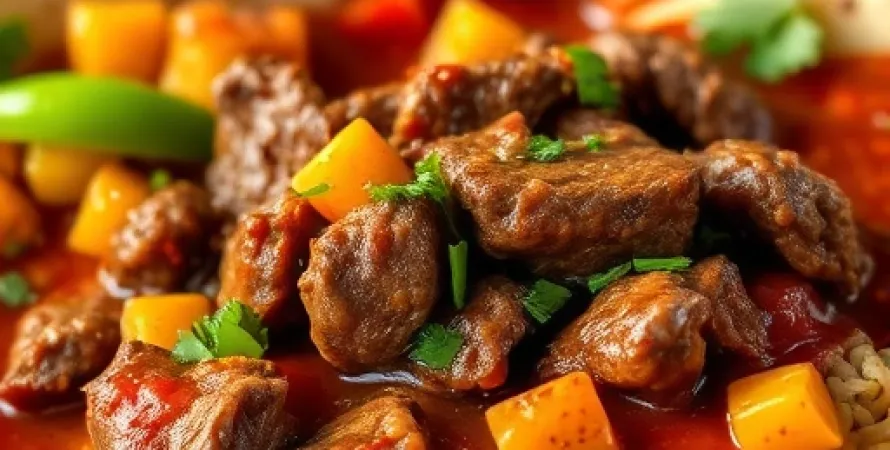 Boeuf mexicain en sauce